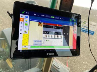 Весенний сев 2025 - отключение секций на перекрытиях с Trimble