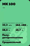 МК 100 сорт сои