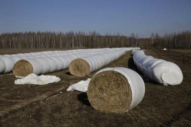 Агрострейч плёнка от Лелаф для обмотки рулонов сенажа