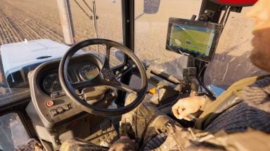 Опрыскиватель Horsch   ➕  трактор МТЗ   ➕  автопилот Trimble