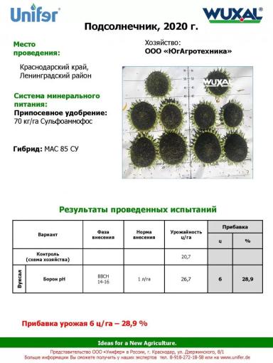 Вуксал – суспензии для внекорневых подкормок