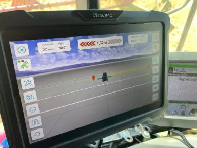 Автопилот Итэлма на комбайн Claas