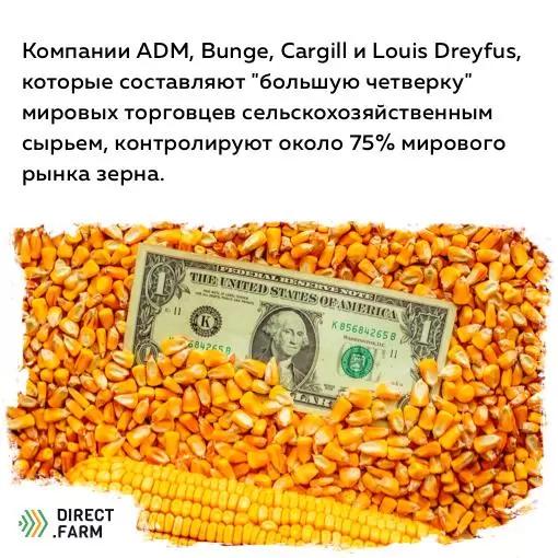Ведущие глобальные трейдеры на рынке зерна