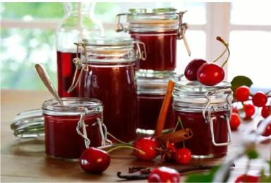 НОВИНКА. Мёд с свежим соком ягоды вишня "