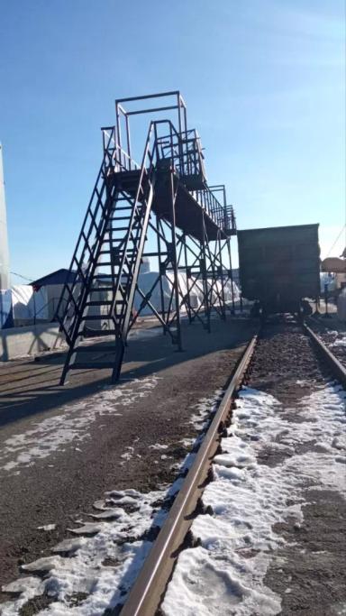 ЖД Эстакады для вагонов с удобрениями и злаками