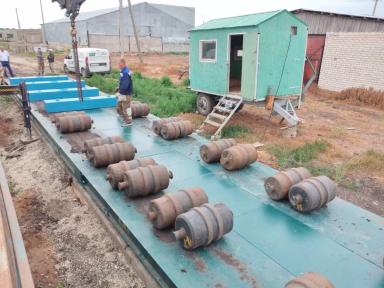 Глава КФХ Абдулаев из Ровенского района приобрел 80 тонные автовесы