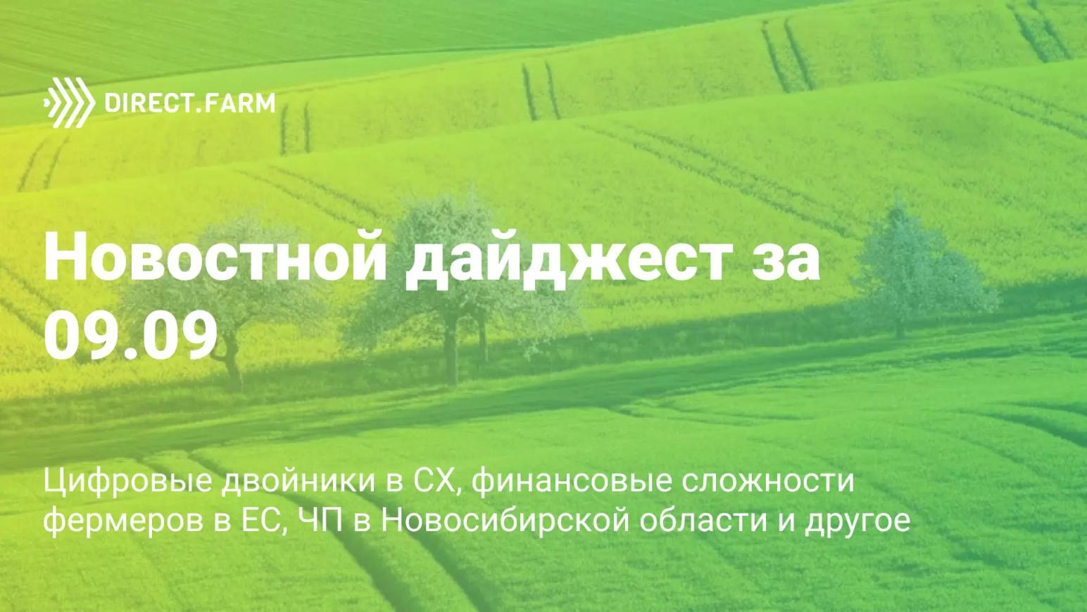 Новостной дайджест за 09.09