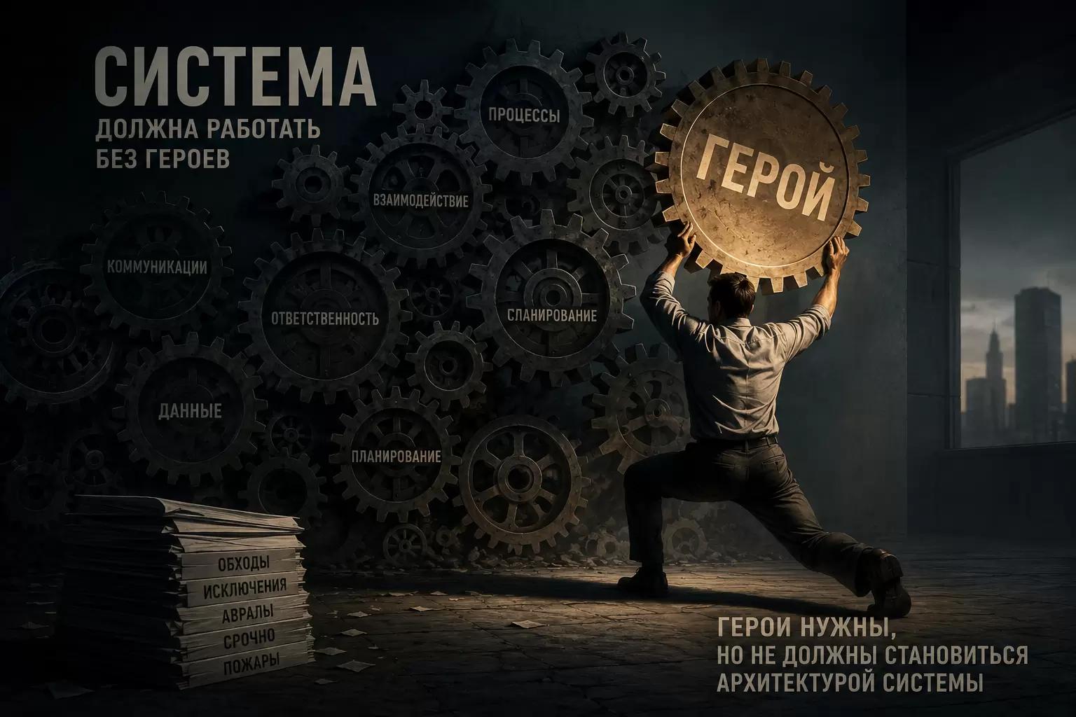 Почему система начинает жить за счёт героизма людей