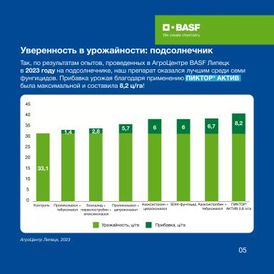 ПИКТОР® АКТИВ: выгодное решение для защиты подсолнечника и рапса от болезней