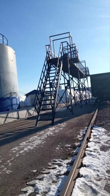 ЖД Эстакады для вагонов с удобрениями и злаками