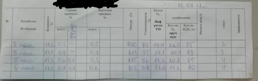 Анализ зерна