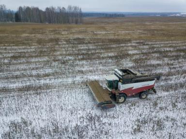 Жатка "ОЗОН" для очеса конопли