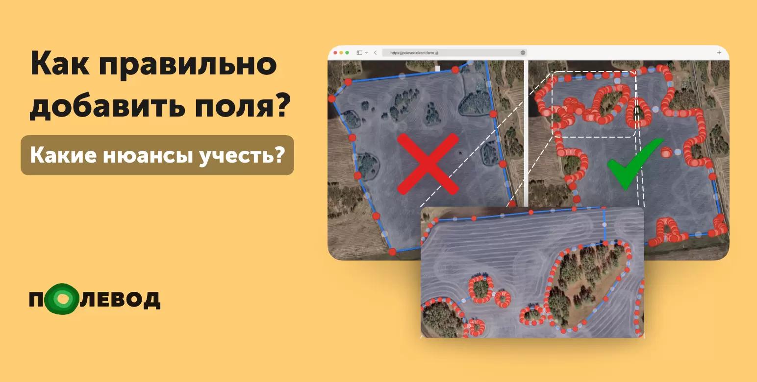 Какие нюансы существуют при разметке полей?