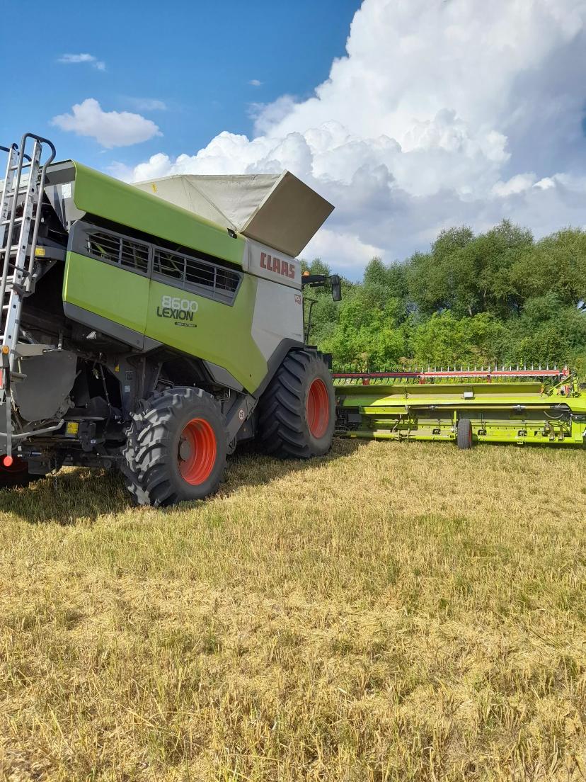 Мощный производительный красавец Lexion 8600 и система Autopilot Trimble