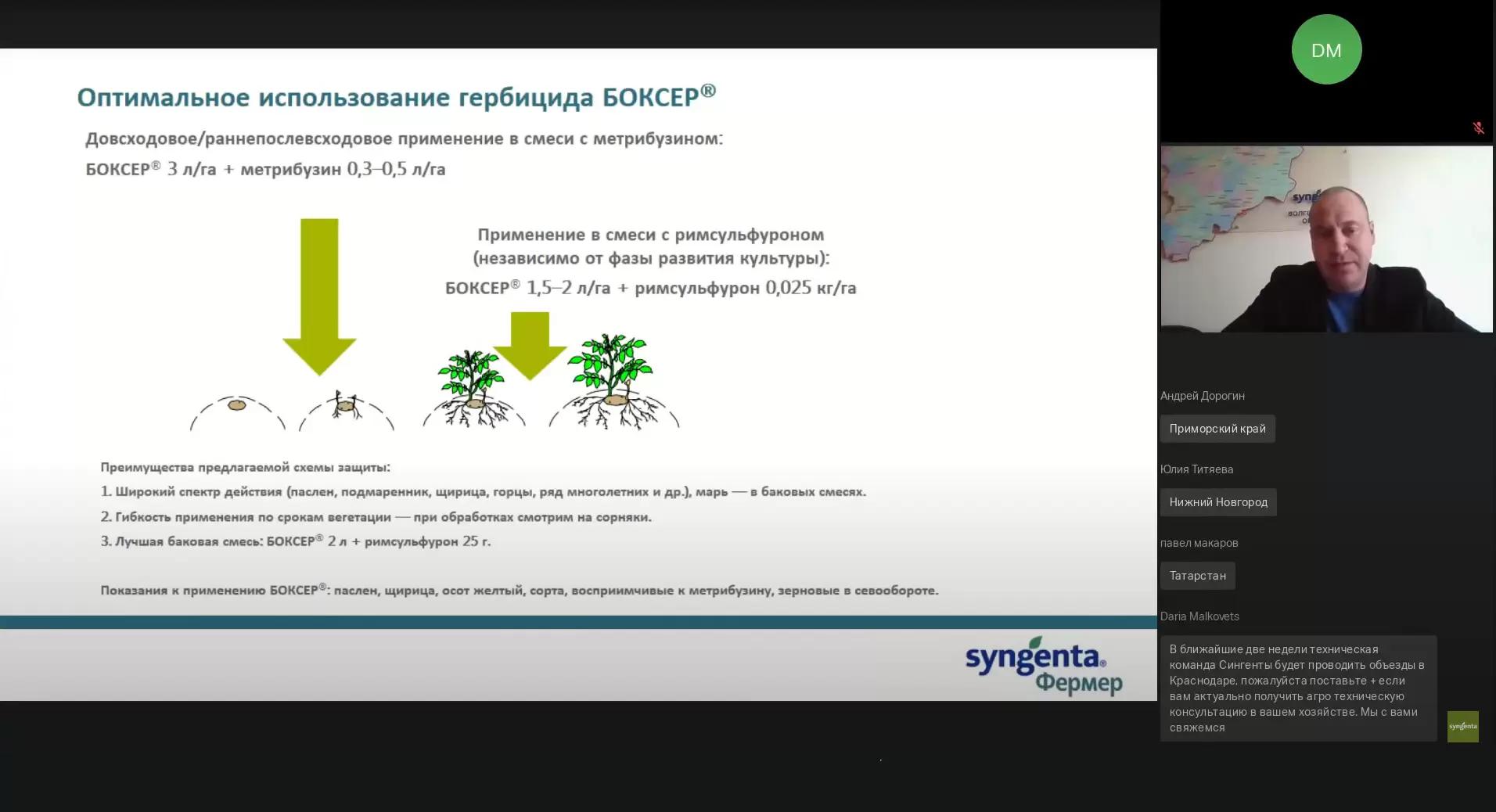 Гербициды на картофеле