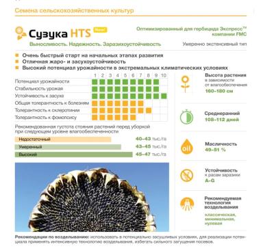 Гибрид подсолнечника сузуки сингента