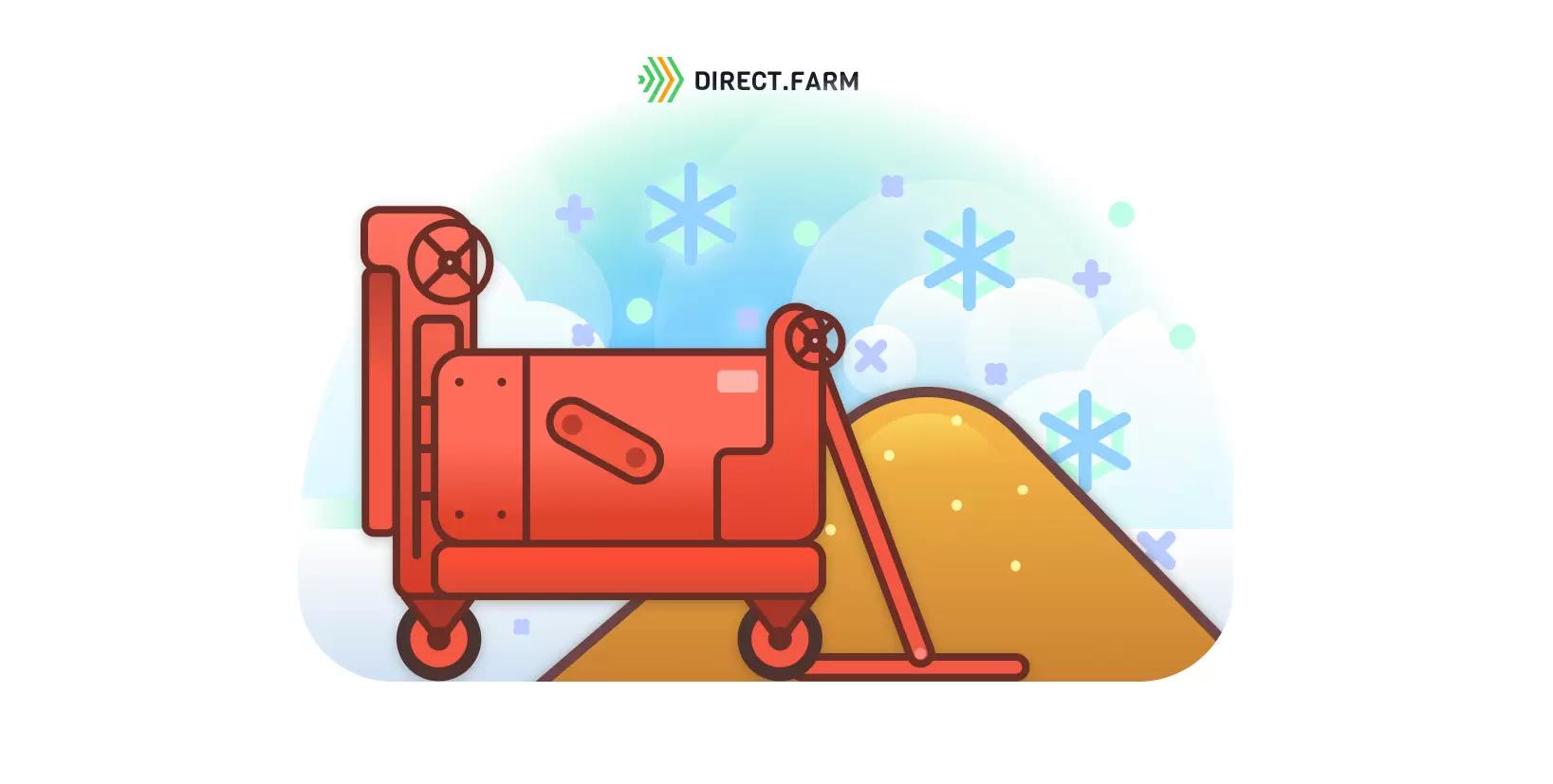 Очистка семян зимой