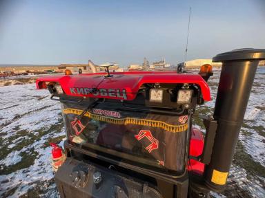 2 трактора Кировец и навигация МАХ – сигнал стабильный, работа точная
