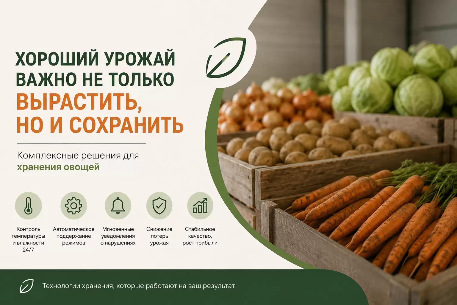 Хороший урожай важно не только вырастить. Его нужно сохранить.