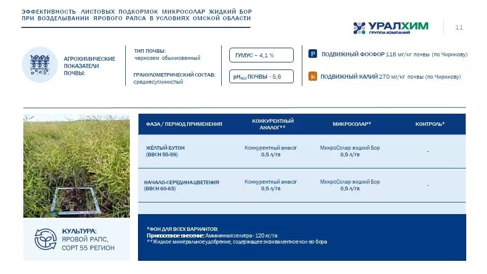 Жидкие удобрения МикроСолар Жидкий Бор и МикроСолар Жидкий Цинк. Опыты