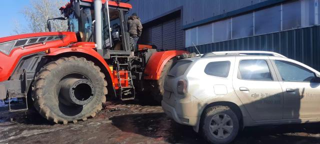 Классика точного земледелия - Кировец + Trimble