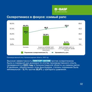 ПИКТОР® АКТИВ: выгодное решение для защиты подсолнечника и рапса от болезней