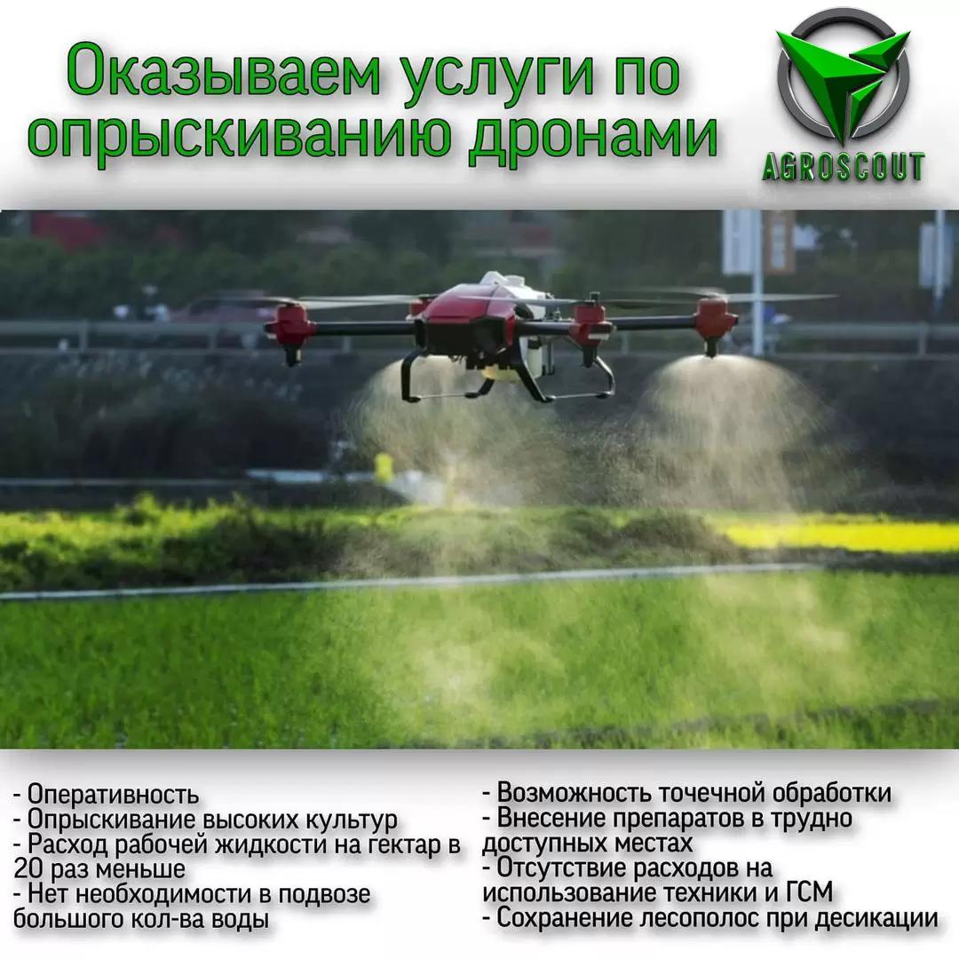 Защита растений дронами