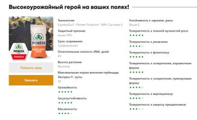 П 64 ЛЕ 25 (P 64 LE 25) гибрид подсолнечника