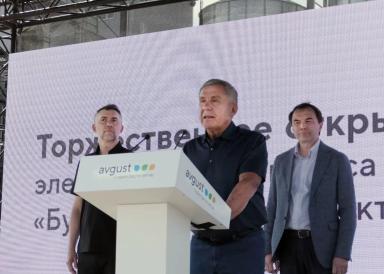 «Август» открыл элеваторный комплекс «Бугульма-Зернопродукт» в Татарстане