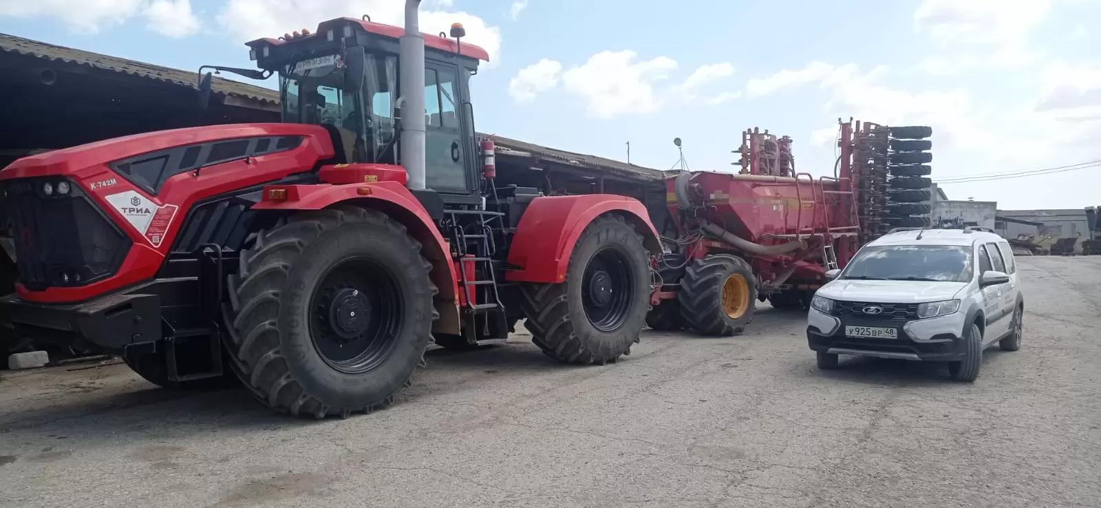 Трактор Кировец + Autopilot Trimble = максимальная точность работы до 2,5 см