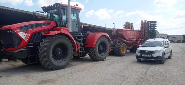 Трактор Кировец + Autopilot Trimble = максимальная точность работы до 2,5 см