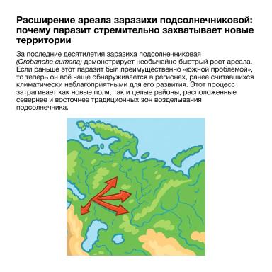 Расширение ареала заразихи подсолнечниковой