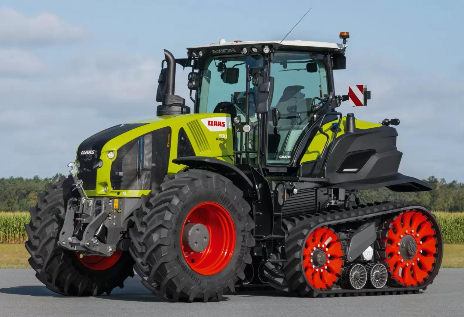 Трактор Claas Axion Terra Trac: новые варианты ширины гусениц