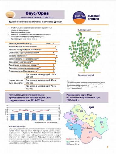 Опус (OPUS) сорт сои