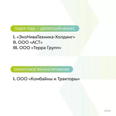 Агродилер года. Названы имена победителей III сезона премии