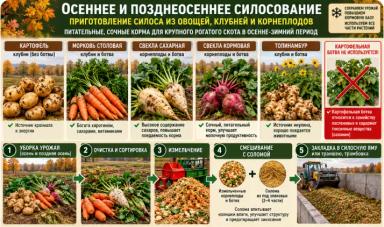 Осеннее и позднеосеннее силосование