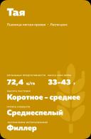 Тая сорт мягкой яровой пшеницы