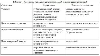 Серая гниль плодов (ботритис) семечковых культур