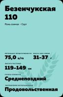 Безенчукская 110 рожь озимая