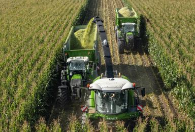 Кормоуборочный комбайн Fendt Katana 850: мощность лишней не бывает