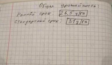 Сравнение раннего и стандартного срока посева ярового ячменя