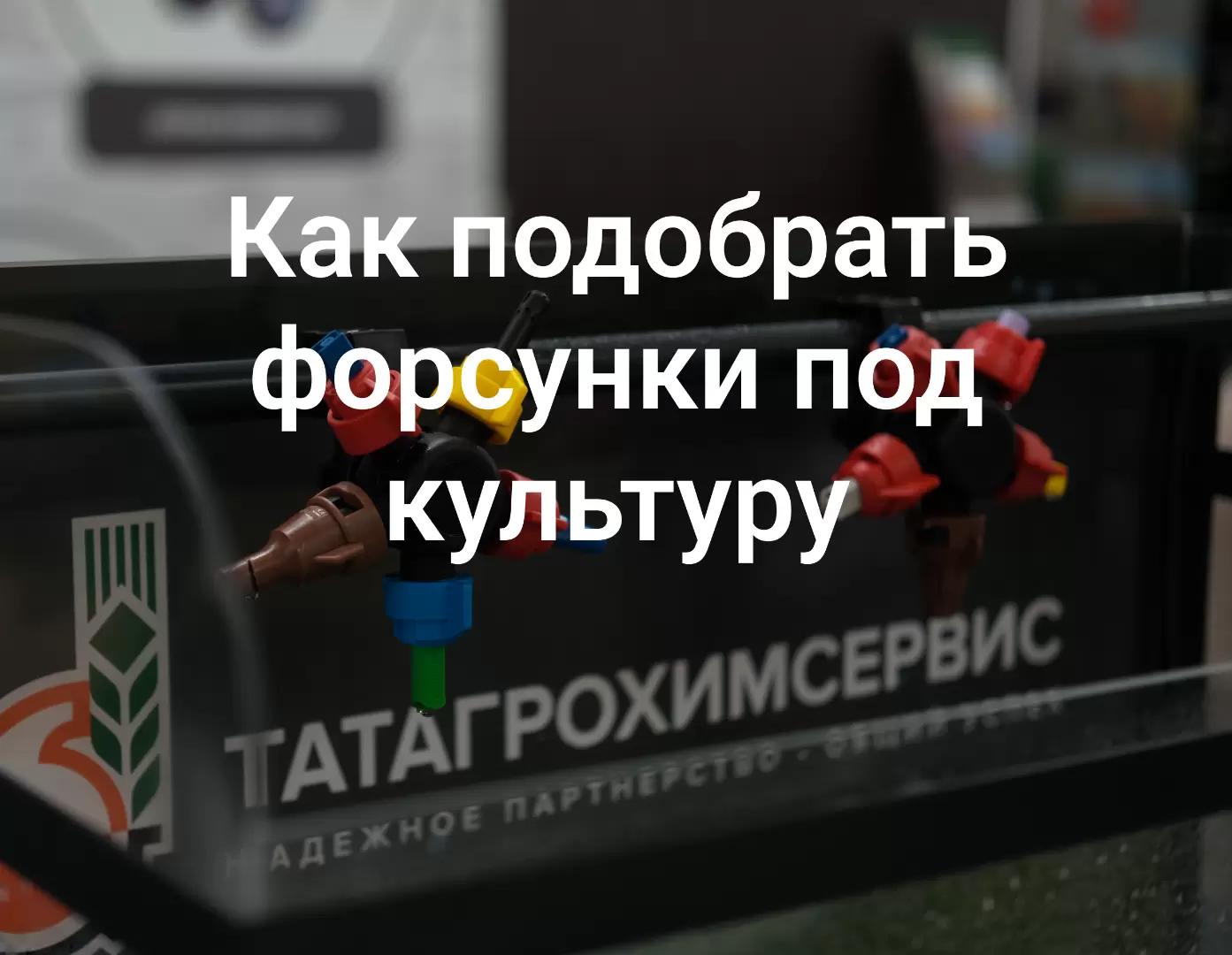 🎯 Точно в цель: подбираем распылитель под разные культуры