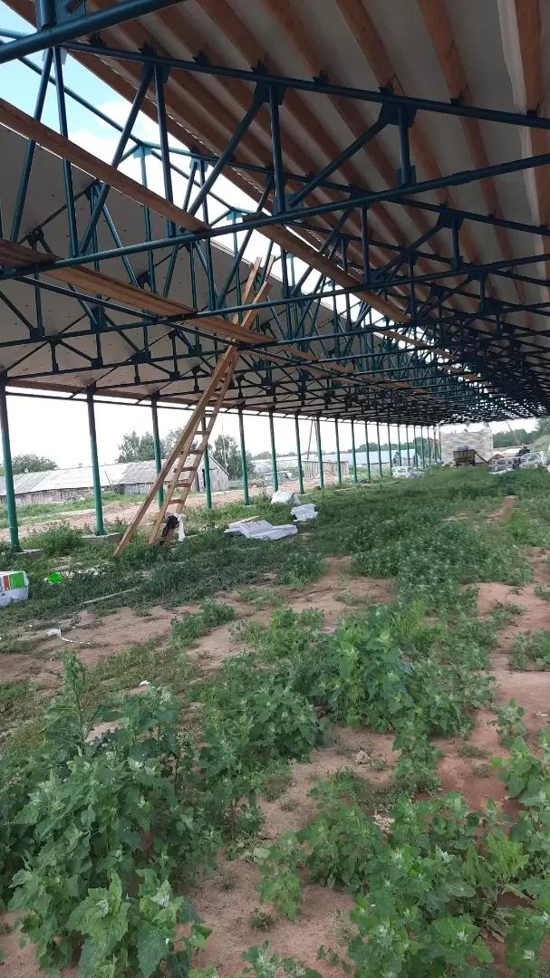 Правильный крыши для коровников своими руками ( сборный сэндвич панель)