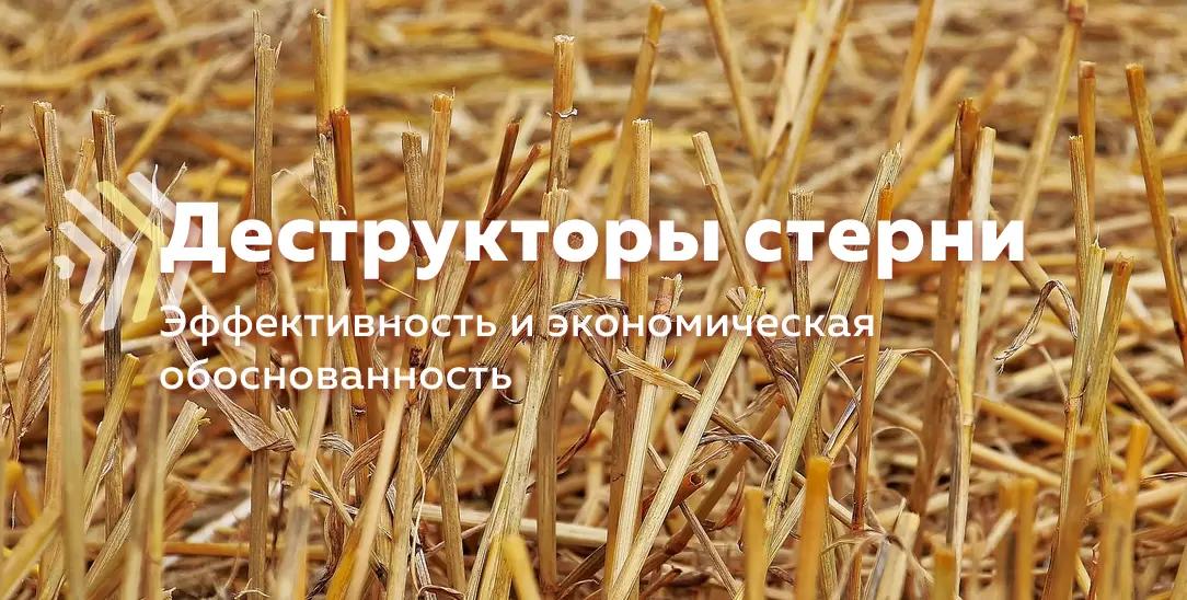 Деструкторы стерни: есть ли эффективность?