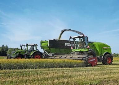 Кормоуборочный комбайн Fendt Katana 850: мощность лишней не бывает