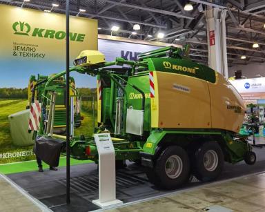 ПРЕСС-ПОДБОРЩИК COMPRIMA CF 155 XC: золото Krone за лучший кукурузный силос.