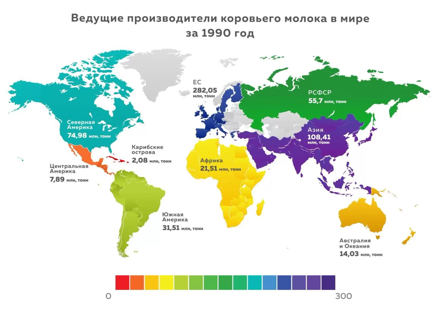 Мировое производство молока