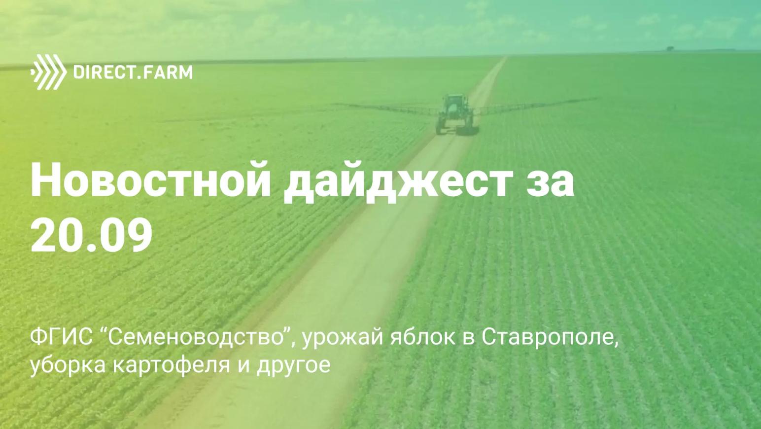 Новостной дайджест за 20.09