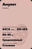 АМУЛЕТ - сорт картофеля