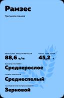 Рамзес сорт тритикале озимой